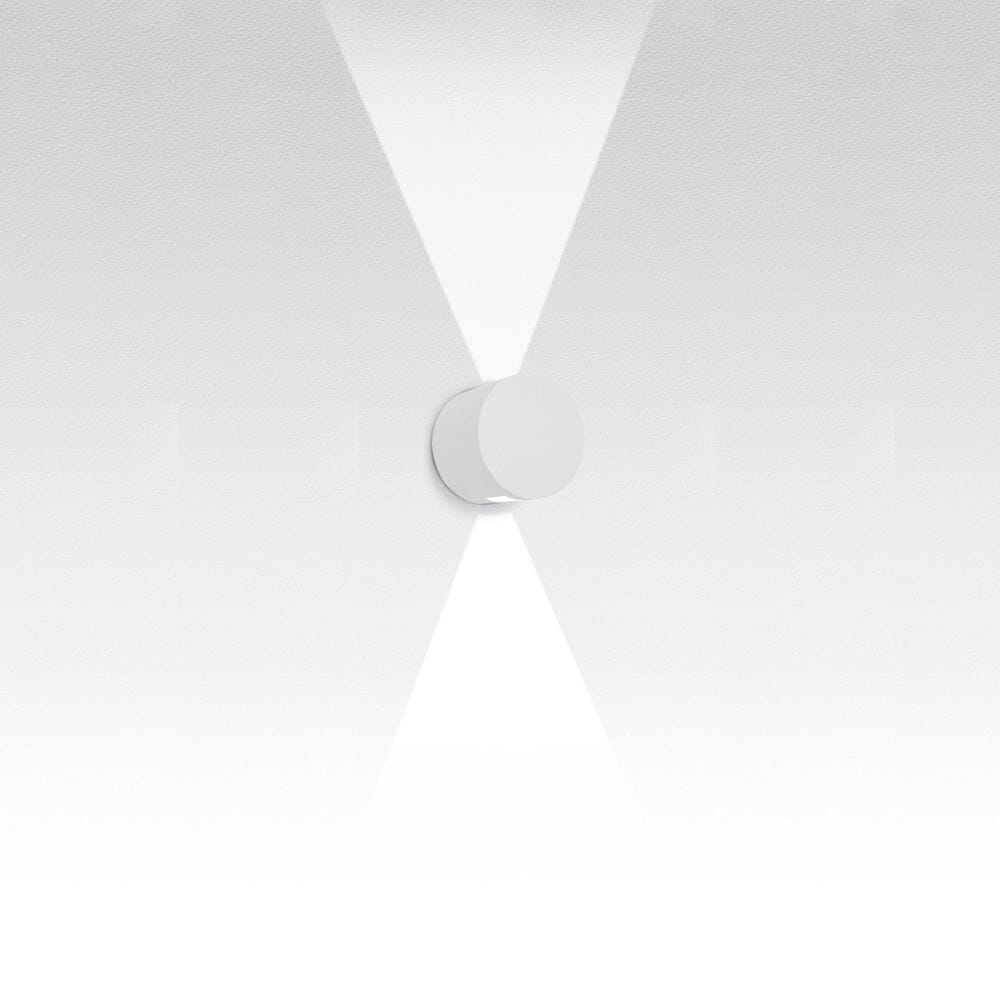 Effetto Round Outdoor Wall Light Wall Lights Artemide 2 Large Beams White 