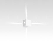 Effetto Square Outdoor Wall Light Outdoor Lighting Artemide 4 Narrow Beams White 