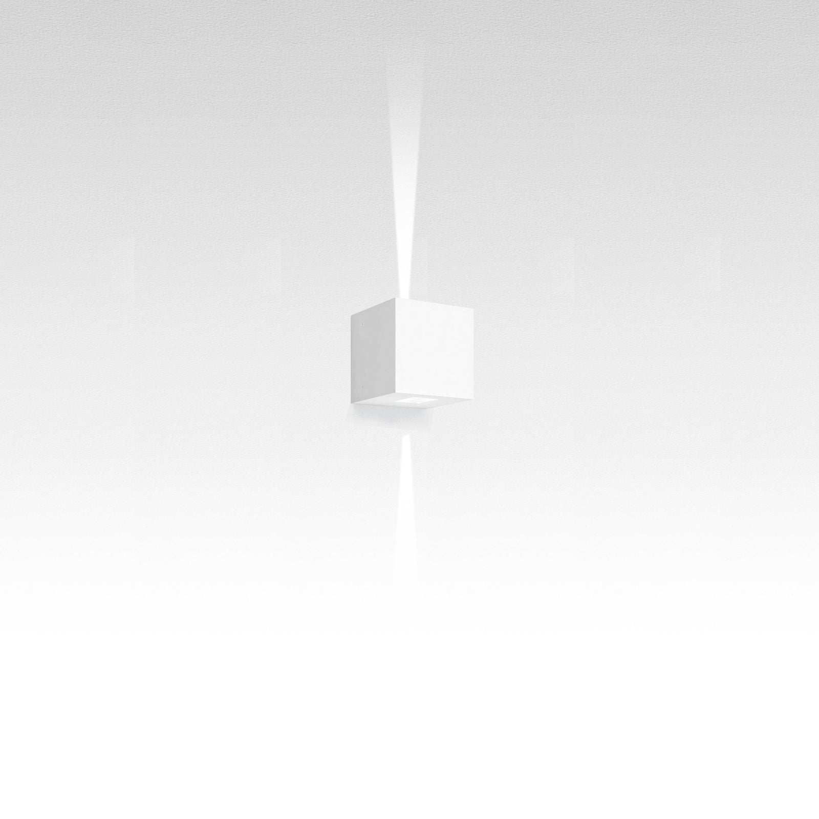 Effetto Square Outdoor Wall Light Outdoor Lighting Artemide 2 Narrow Beams White 