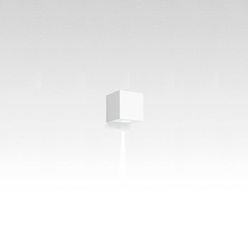 Effetto Square Outdoor Wall Light Outdoor Lighting Artemide 1 Narrow Beam White 