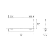 La Linea Wall/Ceiling Light wall / ceiling lamps Artemide 