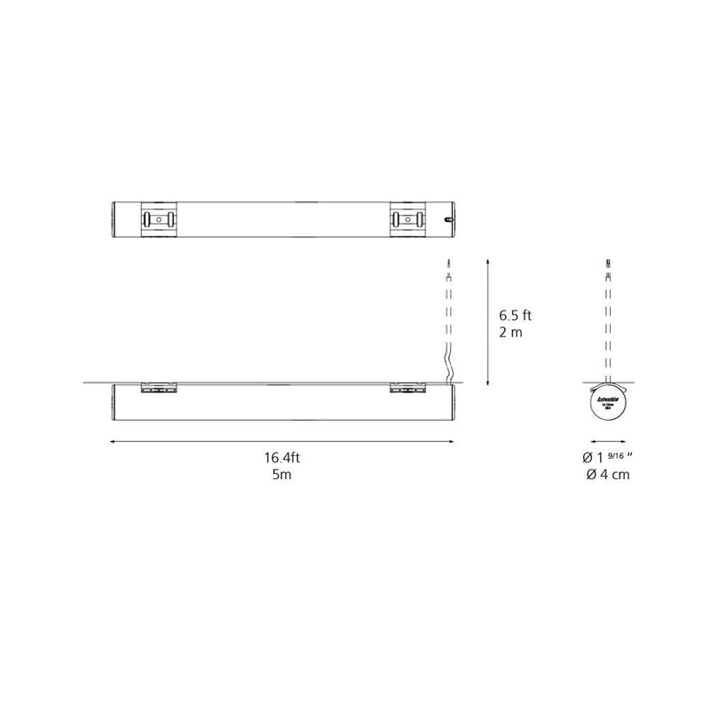 La Linea Wall/Ceiling Light wall / ceiling lamps Artemide 