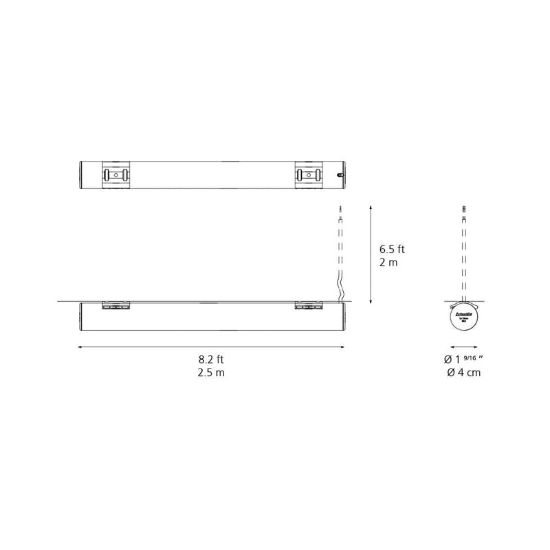 La Linea Wall/Ceiling Light wall / ceiling lamps Artemide 