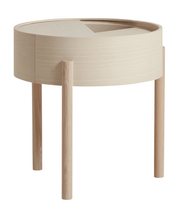 Arc Side Table side/end table Woud White Pigmented Ash 
