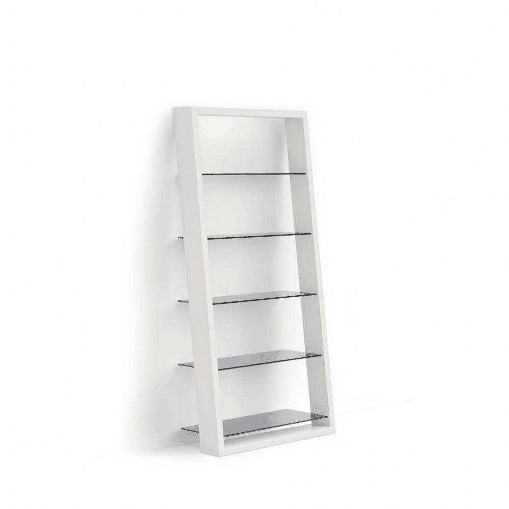 Eileen Shelf 5166 book BDI Satin White 