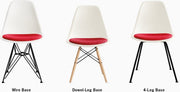 Eames Molded 4 Leg Base Side Chair with Seat Pad Side/Dining herman miller 