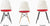 Eames Molded 4 Leg Base Side Chair with Seat Pad Side/Dining herman miller 