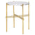 TS Side Table side table Gubi White Carrara Marble Brass 