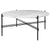 TS Round Coffee Table - Marble Top Tables Gubi Polished Steel White Carrara Marble Medium: Dia 31.5"