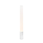 Elise Marble Floor Lamp Floor Lamps Pablo 48" Frosted white shade / Carrera White Marble base 
