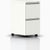 Tu W-Pull Mobile Pedestal storage herman miller File/File Configuration White Surface Finish Full-Extension Ball-Bearing