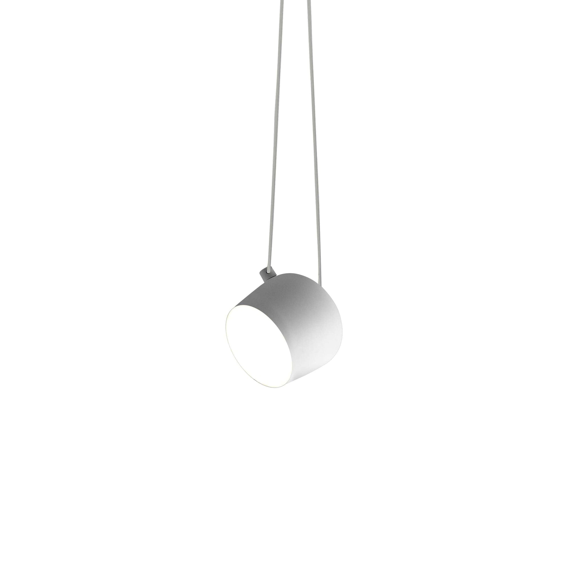 AIM Small LED Pendant Light Pendant Lights Flos White 