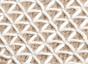 Raw Small Pouf Ottoman Gan 