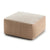 Raw Small Pouf Ottoman Gan White 