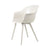 Bat Plastic Base Dining Chair - Outdoor Chairs Gubi Alabaster White Plastic 