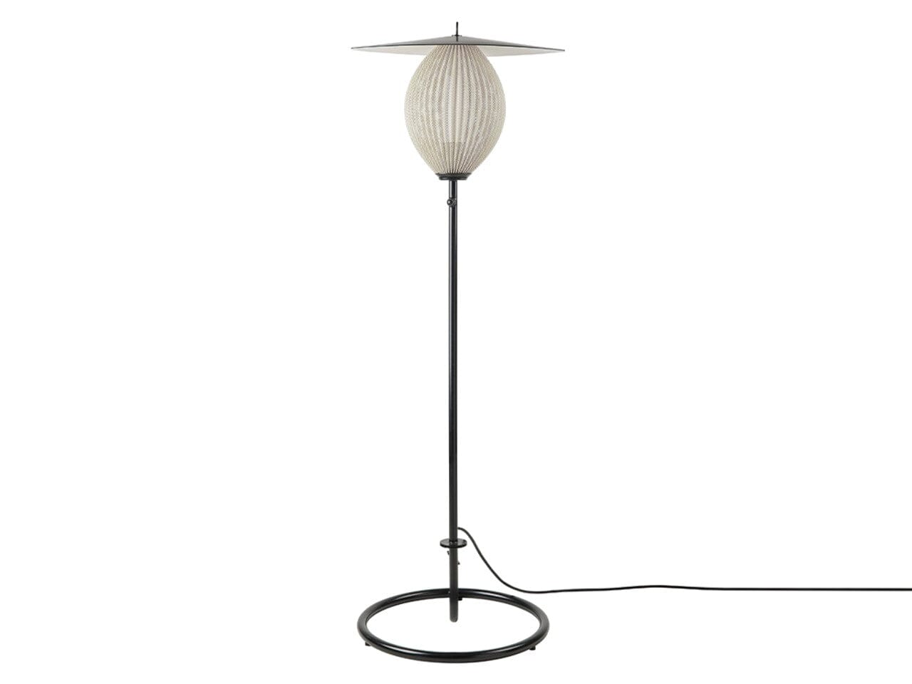 Satellite Outdoor Floor Lamp Lighting Gubi Cream White Semi Matt 