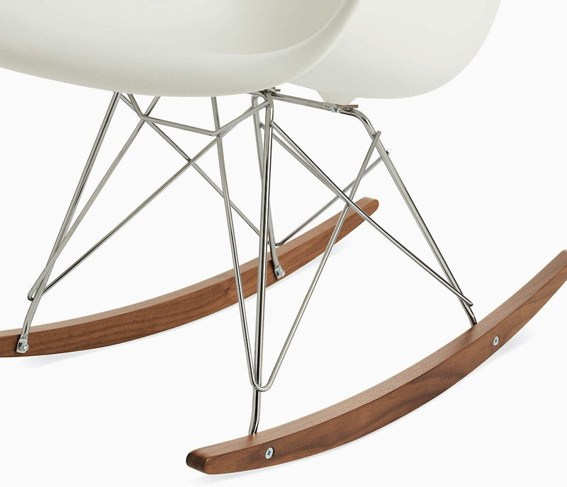 Eames Molded Plastic Armchair Rocker rocking chairs herman miller 
