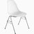 Eames Molded Plastic Side Chair with Stacking Base