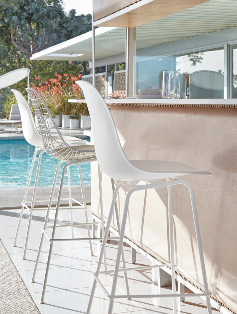Eames Molded Plastic Counter Stool bar seating herman miller 