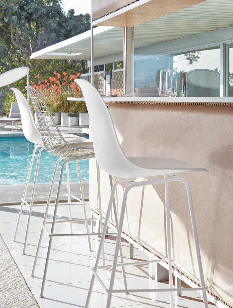 Eames Molded Plastic Counter Stool bar seating herman miller 