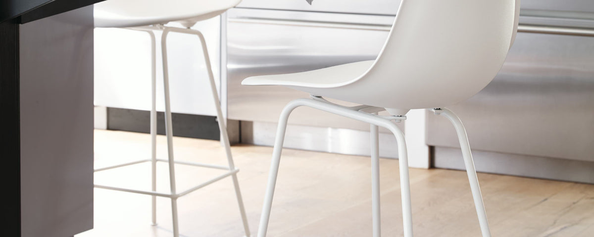 Eames Molded Plastic Counter Stool bar seating herman miller 