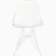 Eames Wire Chair Side/Dining herman miller White Standard Glides 