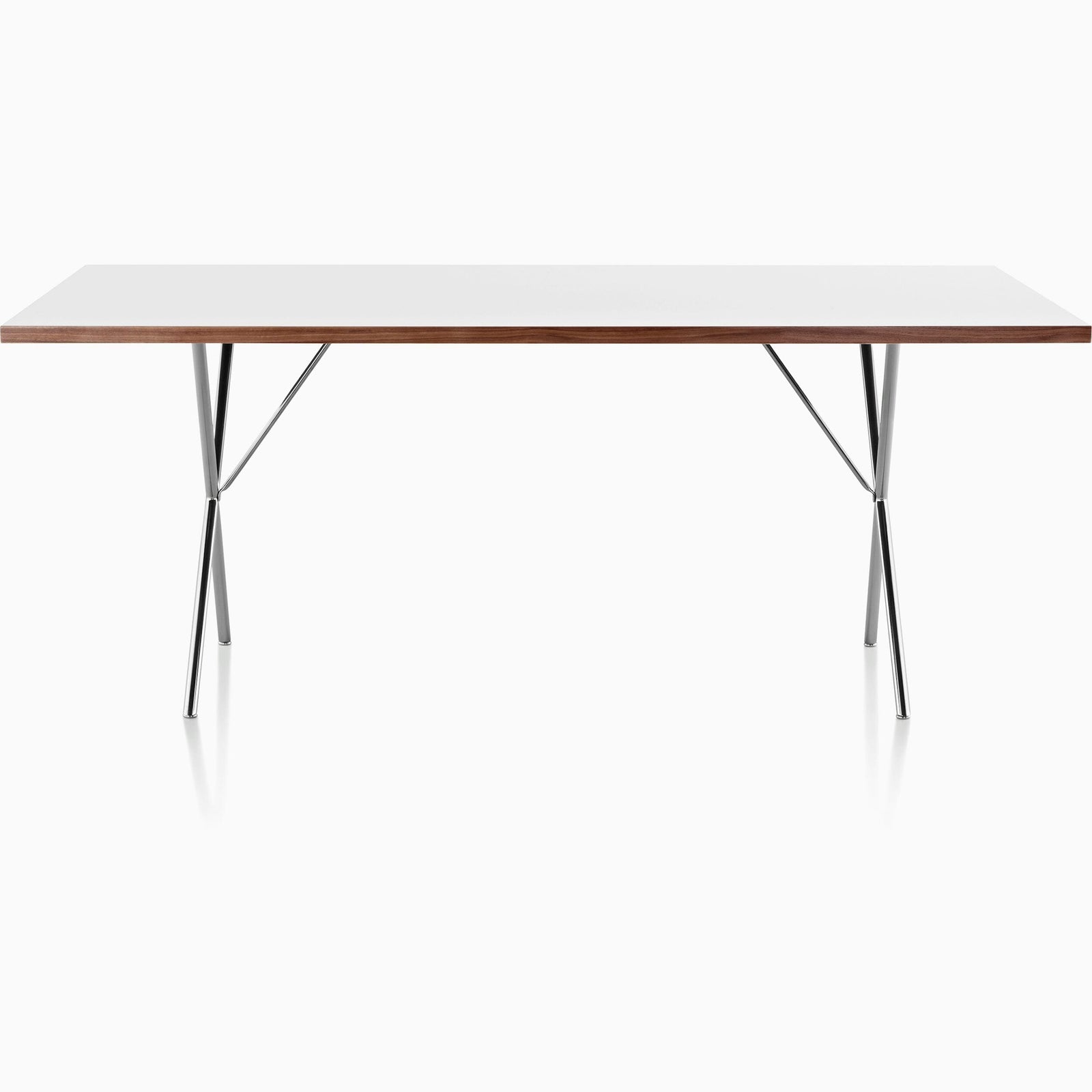 Nelson X-Leg Table with Laminate Top Dining Tables herman miller 
