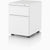 Tu W-Pull Mobile Pedestal storage herman miller Box/File Configuration White Surface Finish Full-Extension Ball-Bearing