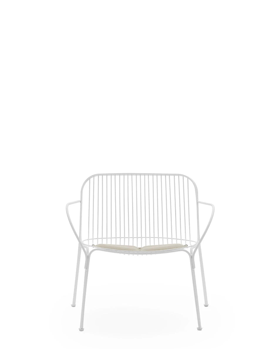 Hiray Armchair Armchair Kartell White No Seat Cushion 