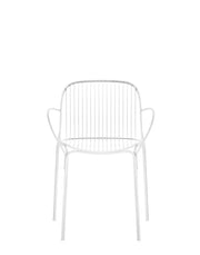 Hiray Dining Armchair Dining Chair Kartell White No Seat Cushion 