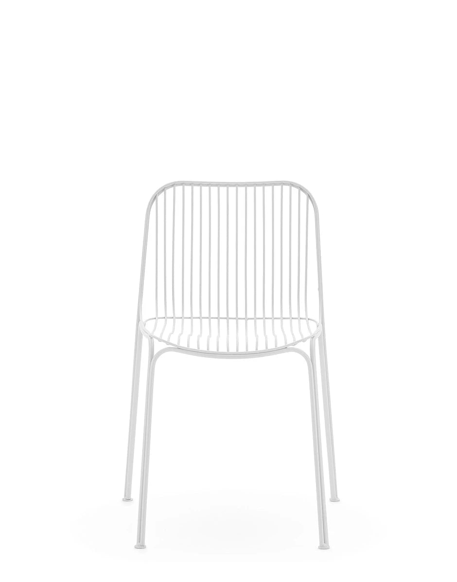 Hiray Dining Chair Dining Chair Kartell White Seat Cushion - Ecru 