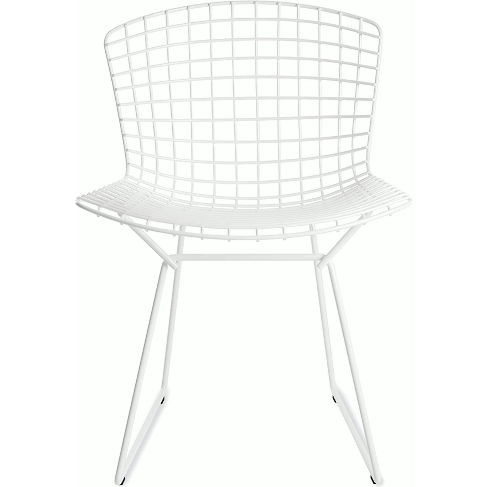 Bertoia Side Chair - Unupholstered Side/Dining Knoll White 