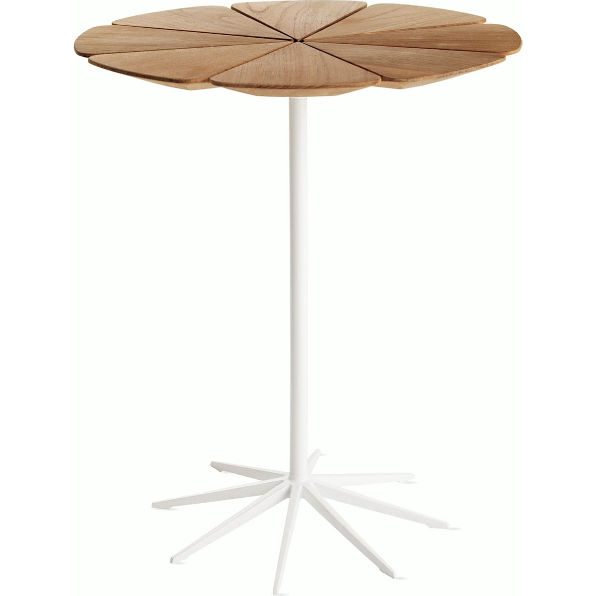 Richard Schultz Petal End Table side/end table Knoll Teak Petals White 