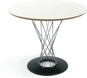 Noguchi Cyclone Dining Table Dining Tables Knoll White Laminate 36" diameter 