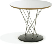 Noguchi Cyclone Side Table side/end table Knoll White laminate 