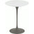 Saarinen Side Table - 16" Round side/end table Knoll Grey White laminate, Satin finish 