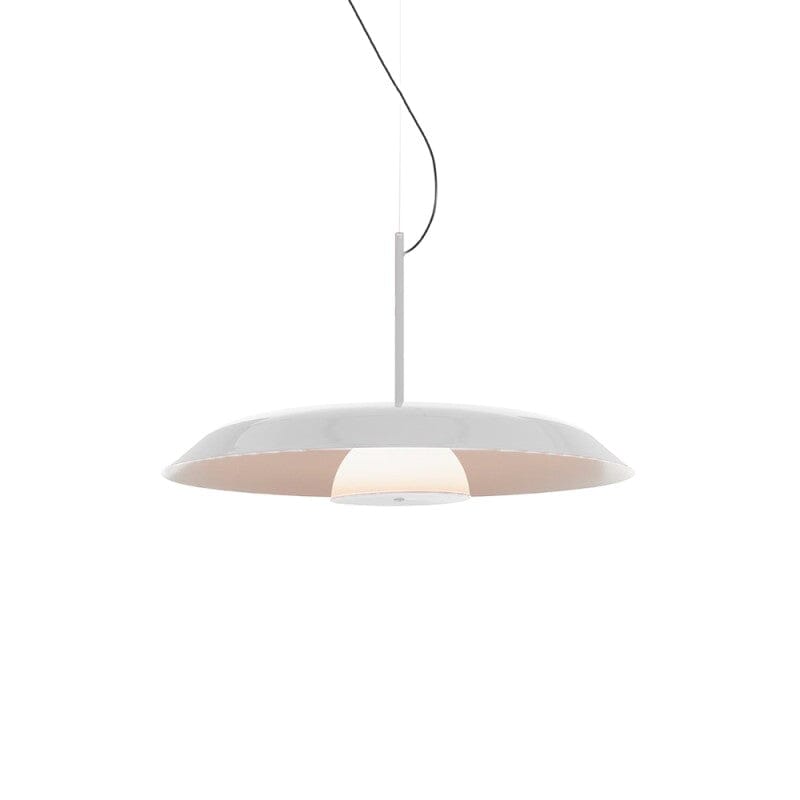 Iride Pendant Lamp Pendant Lights Oluce Large Lacquered White 