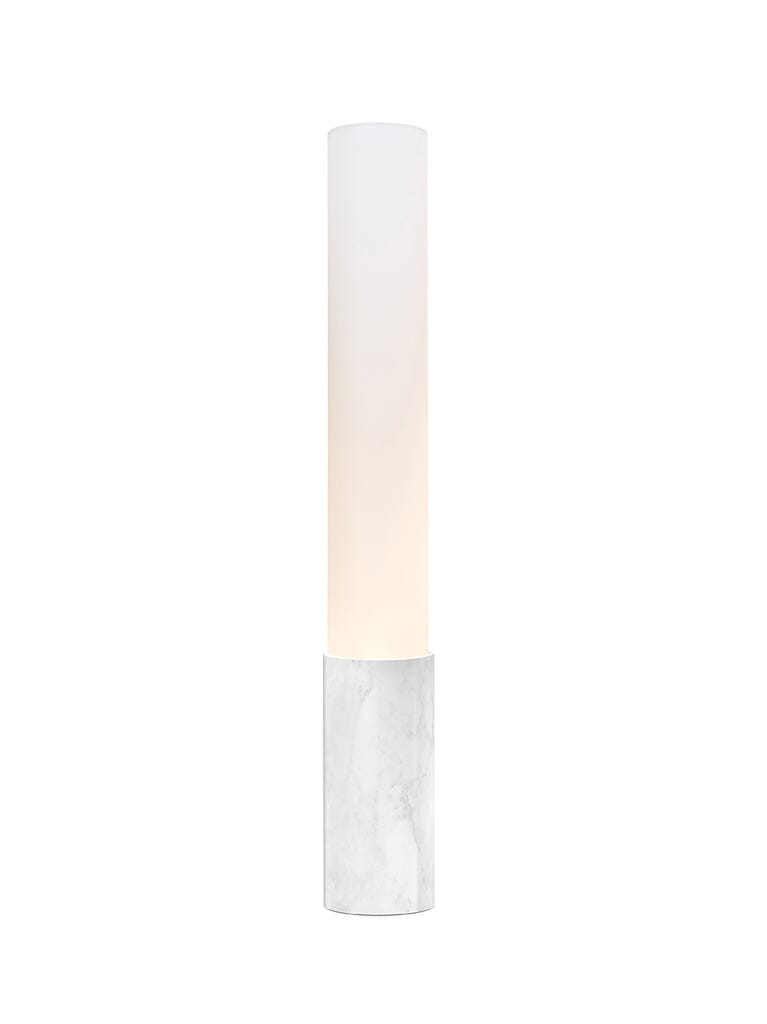 Elise Table Lamp Table Lamps Pablo 32" - Frosted white shade / Carrara White Marble base 