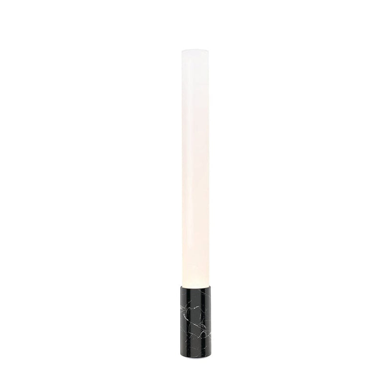 Elise Marble Floor Lamp Floor Lamps Pablo 48" Frosted white shade / Marquina Black Marble base 