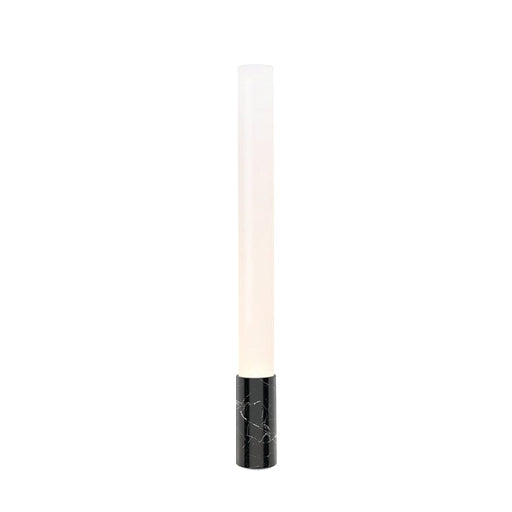 Elise Marble Floor Lamp Floor Lamps Pablo 48" Frosted white shade / Marquina Black Marble base 