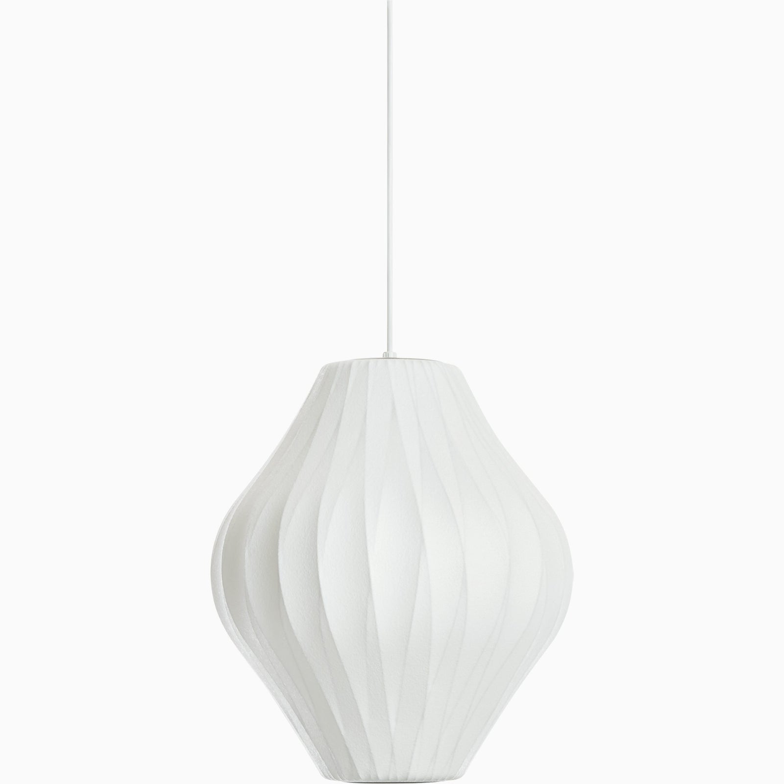 Nelson Pear Crisscross Bubble Pendant hanging lamps herman miller Medium 10ft 