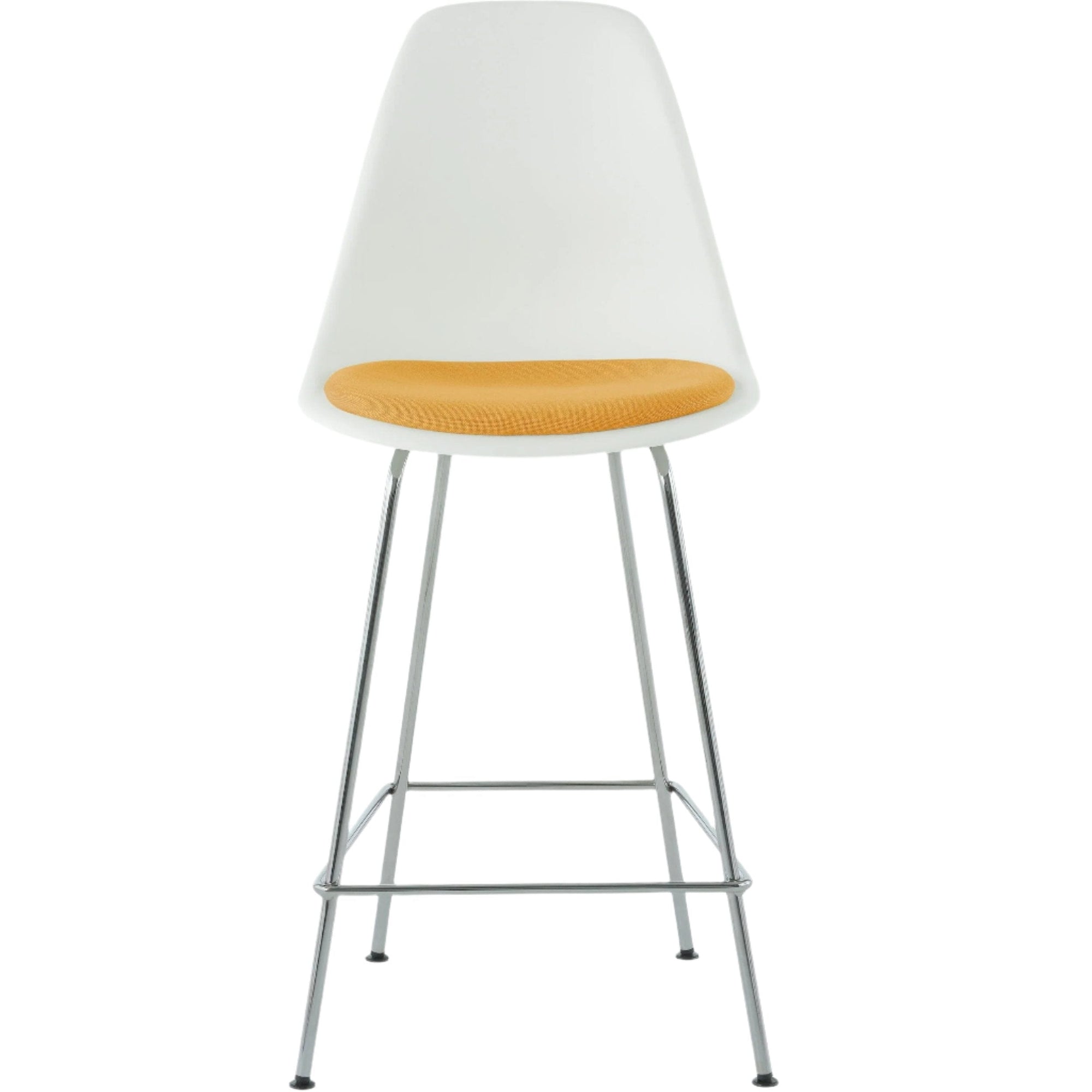 Eames Molded Plastic Stool with Seat Pad Stools herman miller 