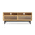 Munro Media Stand storage Gus Modern White Oak Black 