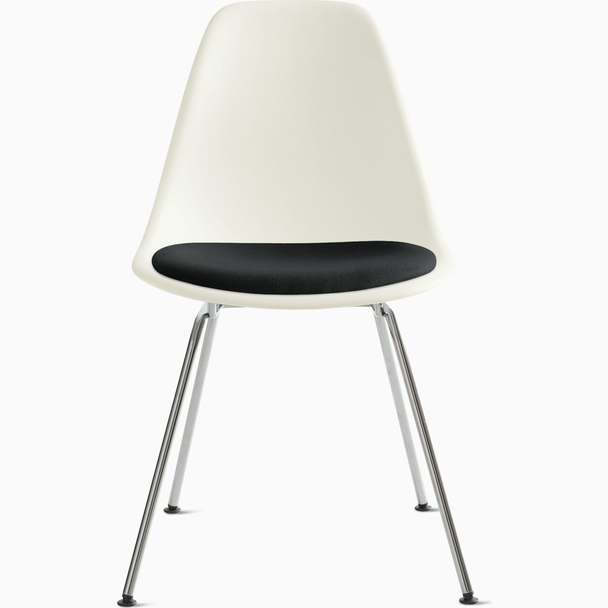 Eames Molded 4 Leg Base Side Chair with Seat Pad Side/Dining herman miller 