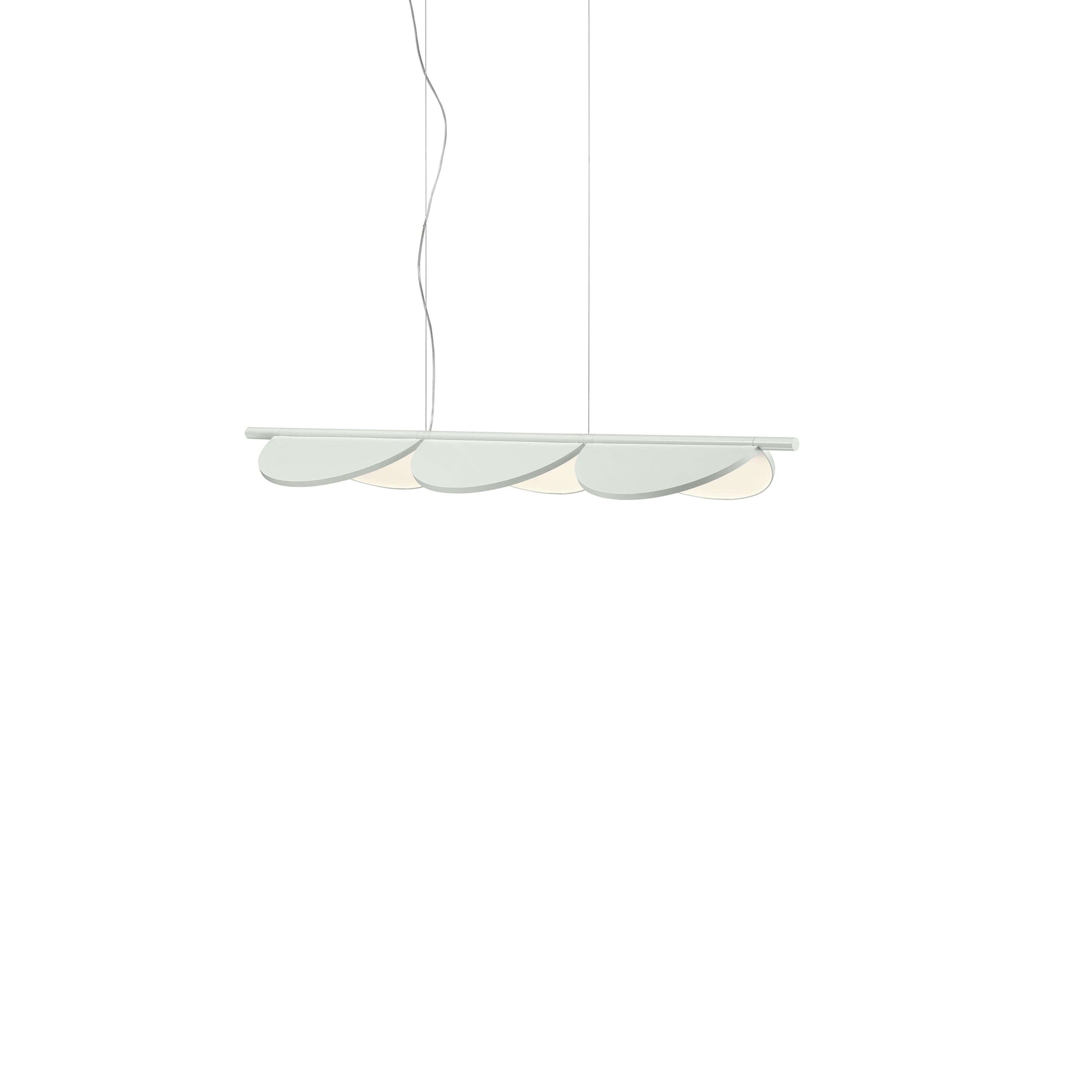 Almendra Linear Pendant Pendant Lights Flos White 3 With Primer