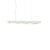 Almendra Linear Pendant Pendant Lights Flos 3 White With Primer