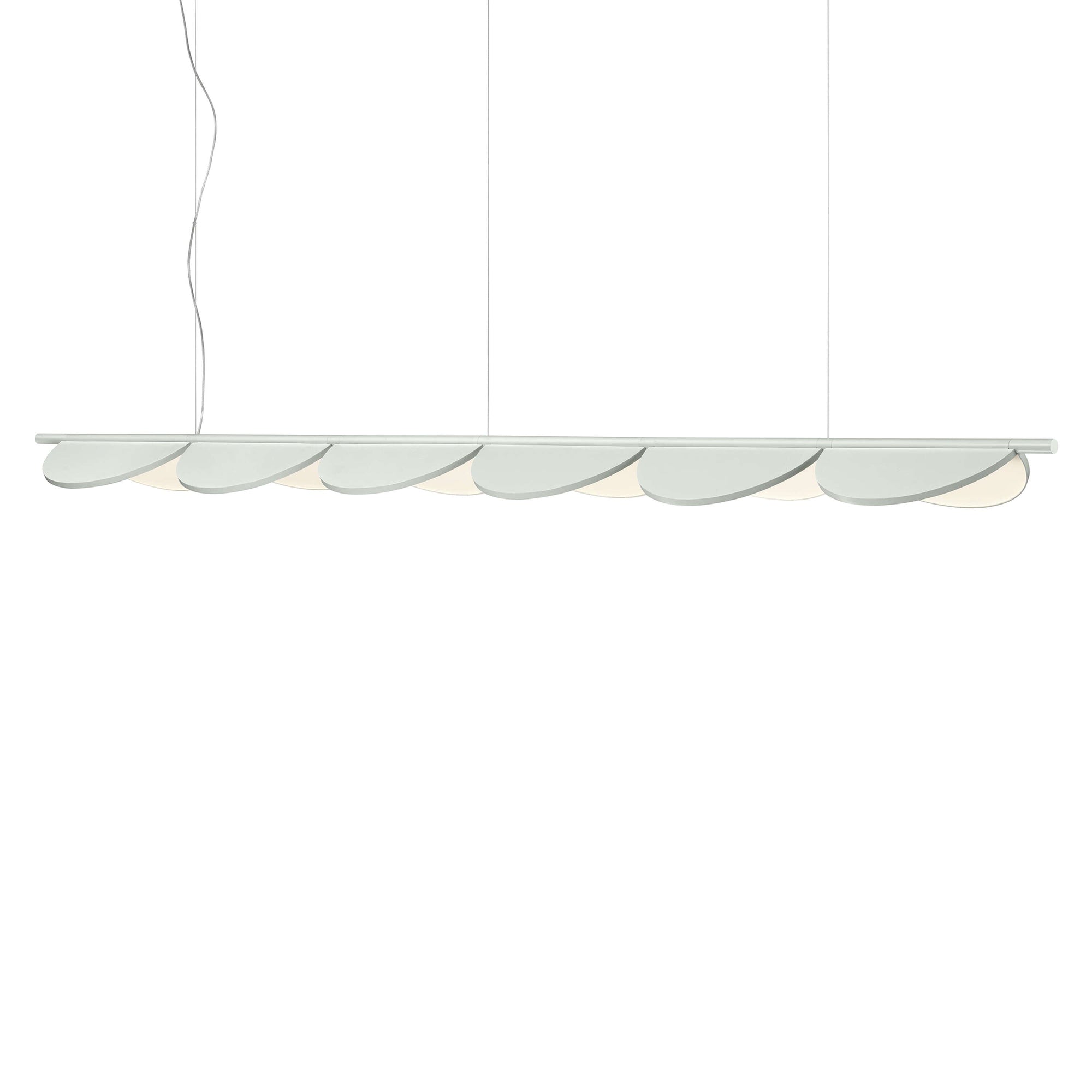 Almendra Linear Pendant Pendant Lights Flos White 6 With Primer