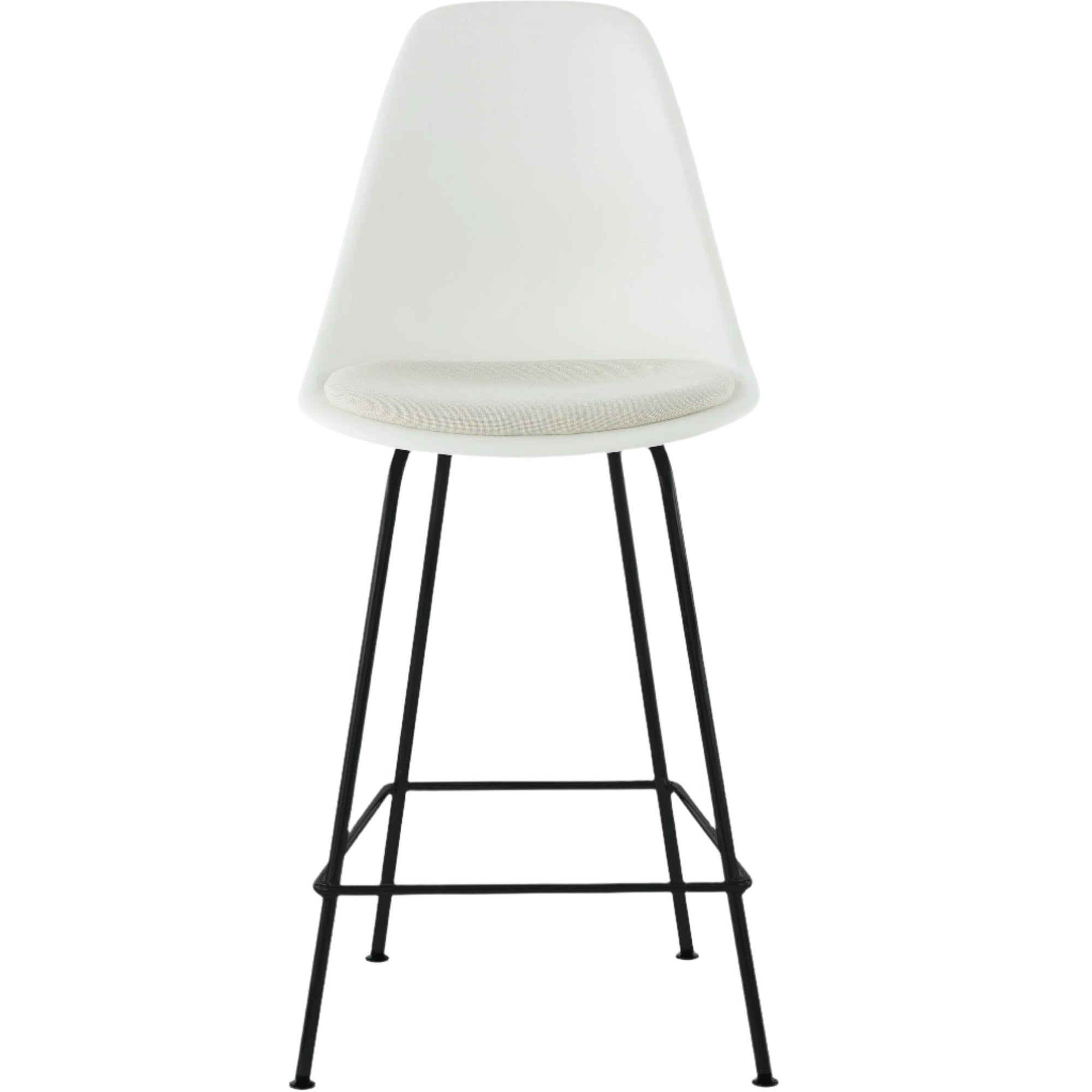 Eames Molded Plastic Stool with Seat Pad Stools herman miller 