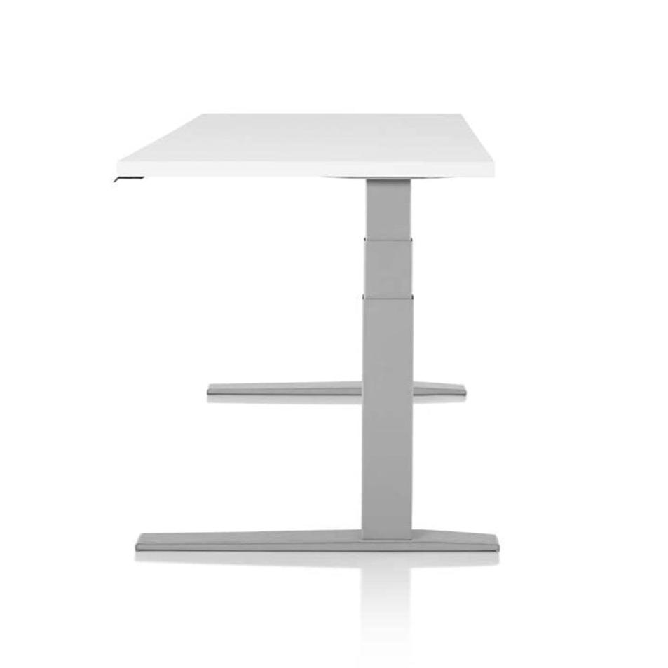 Motia Sit-to-Stand Rectangular Table C-Foot Desk Herman Miller 