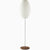 Nelson Cigar Lotus Floor Lamp Floor Lamps herman miller Medium Walnut Base Finish 